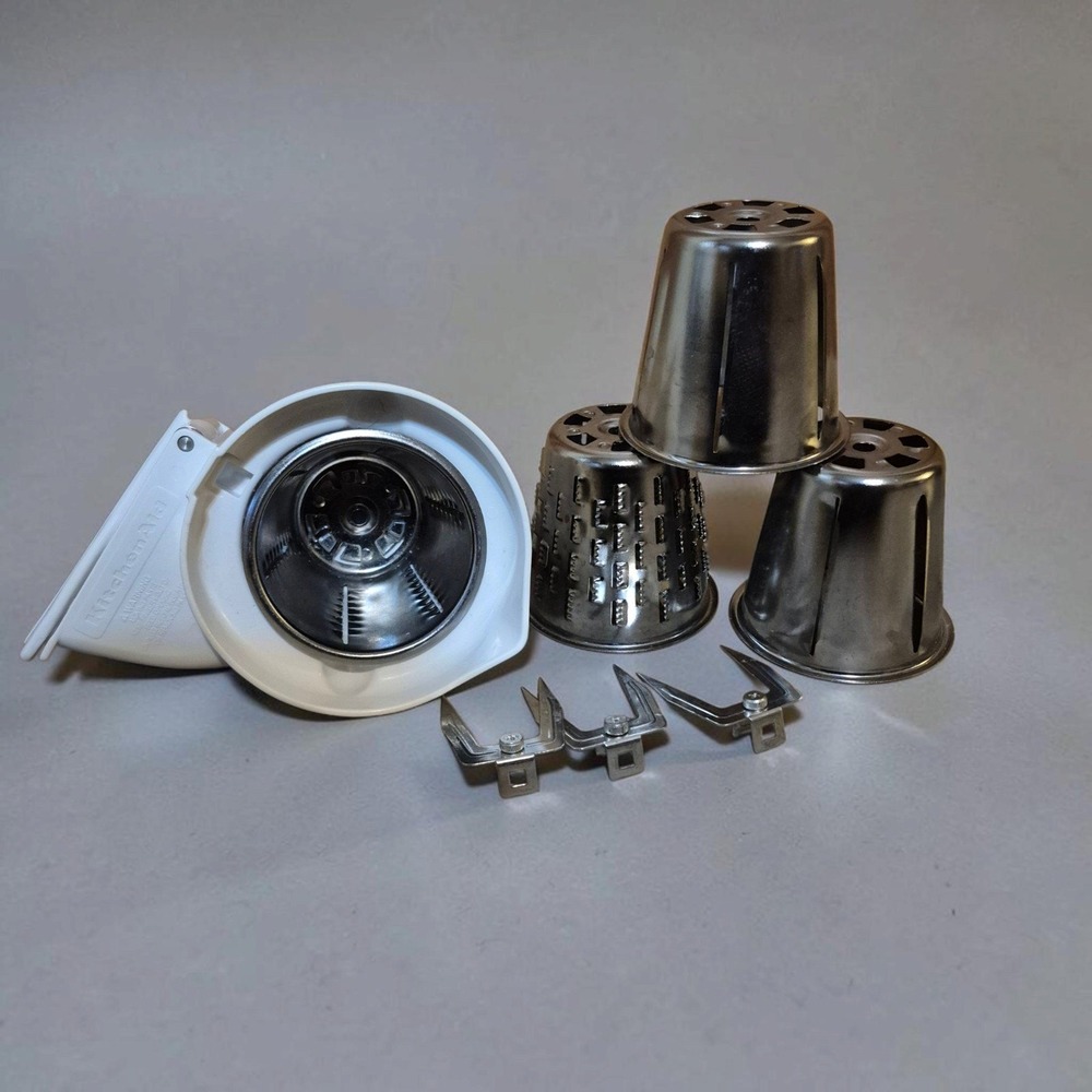 KitchenAid RVSA Rotor Slicer Shredder Stand Mixer Attachment 4 Cones OEM